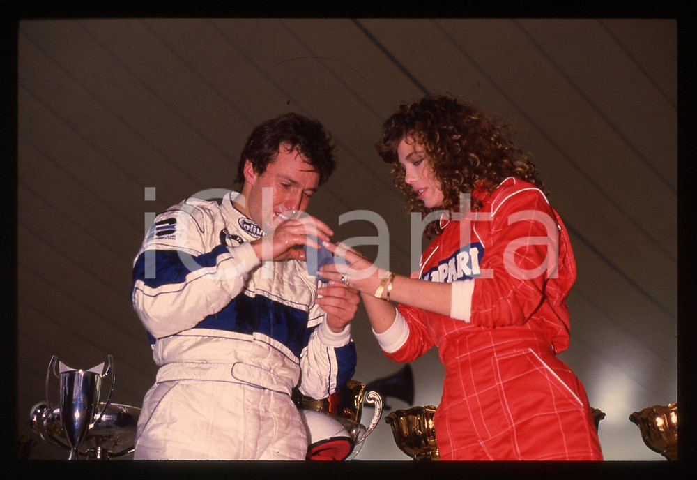 35mm vintage slide* 1988 AIRC Gara beneficenza-Andrea DE CESARIS Kelly LEBROCK 8