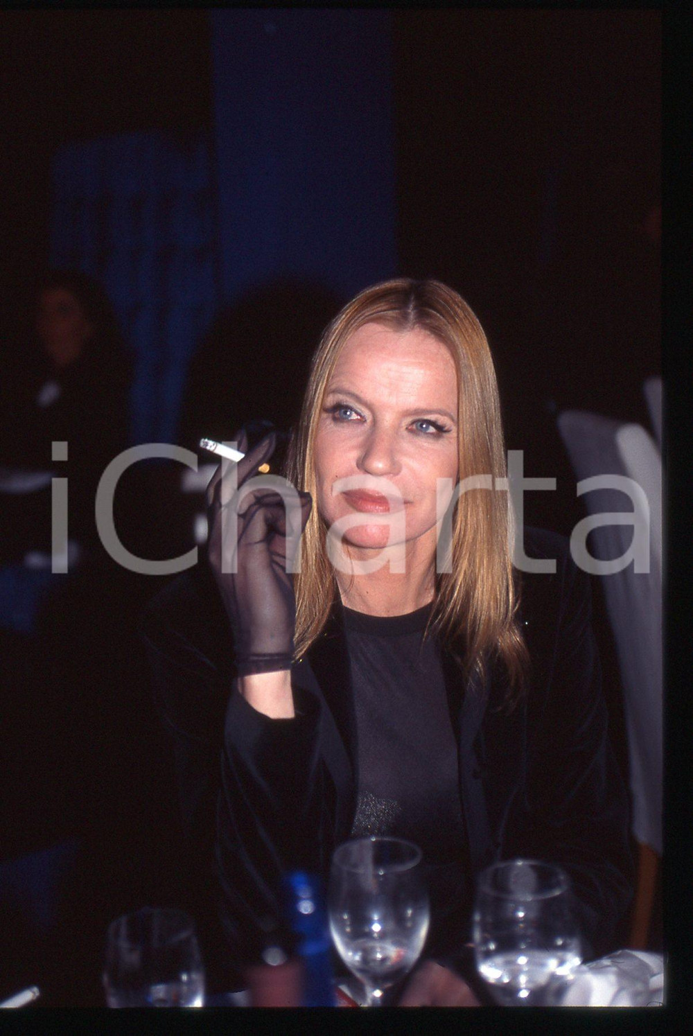 35mm vintage slide* 1995ca COSTUME Top model VERUSCHKA VON LEHNDORFF 