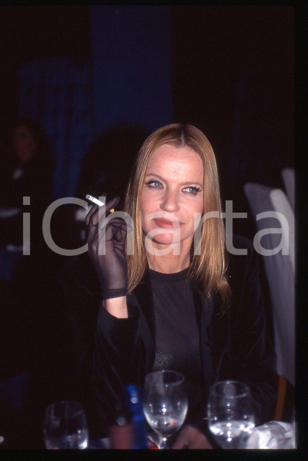 35mm vintage slide* 1995ca COSTUME Top model VERUSCHKA VON LEHNDORFF (3)
