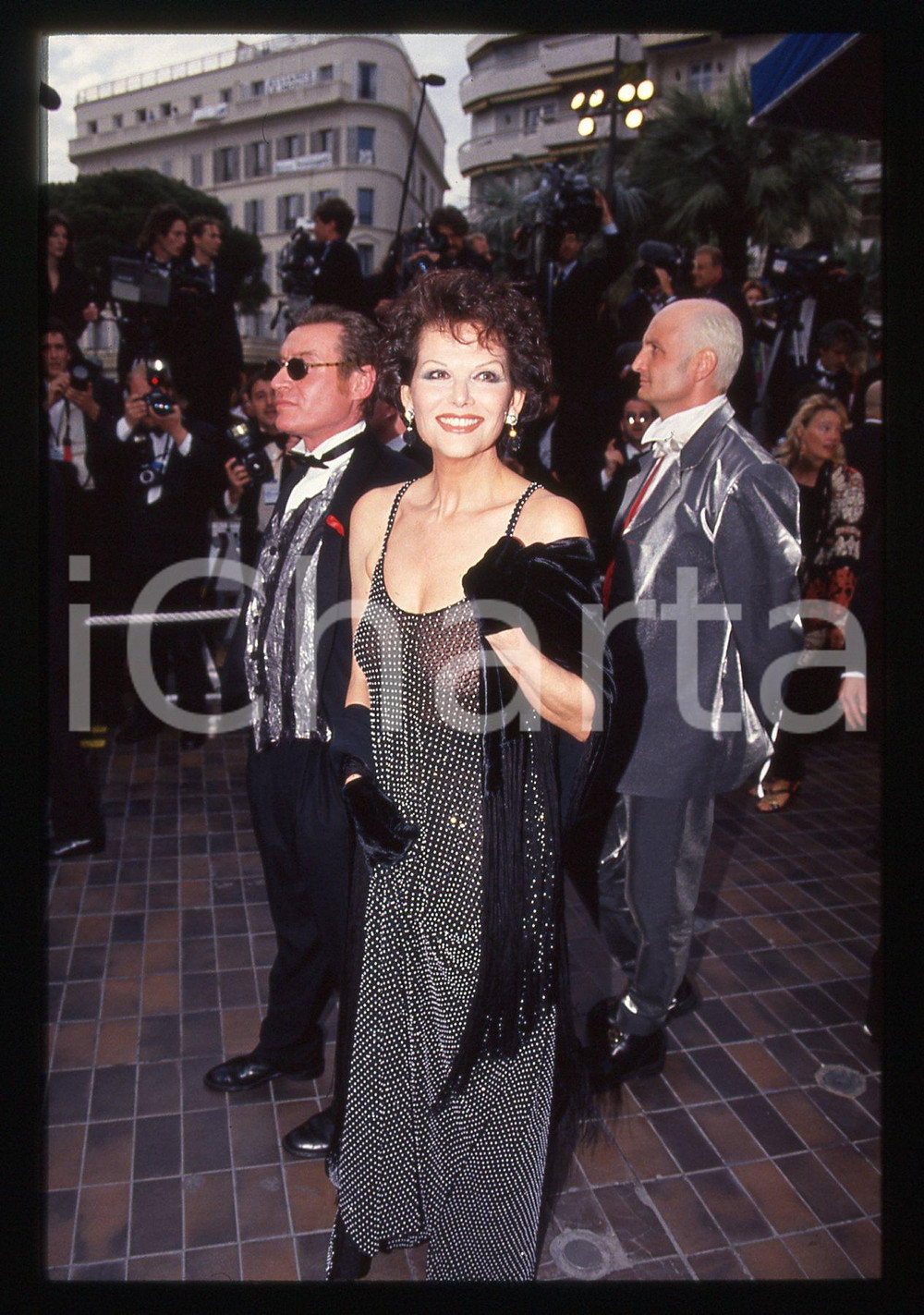 35mm vintage slide* 1995 ca FESTIVAL CANNES Claudia CARDINALE Ritratto attrice