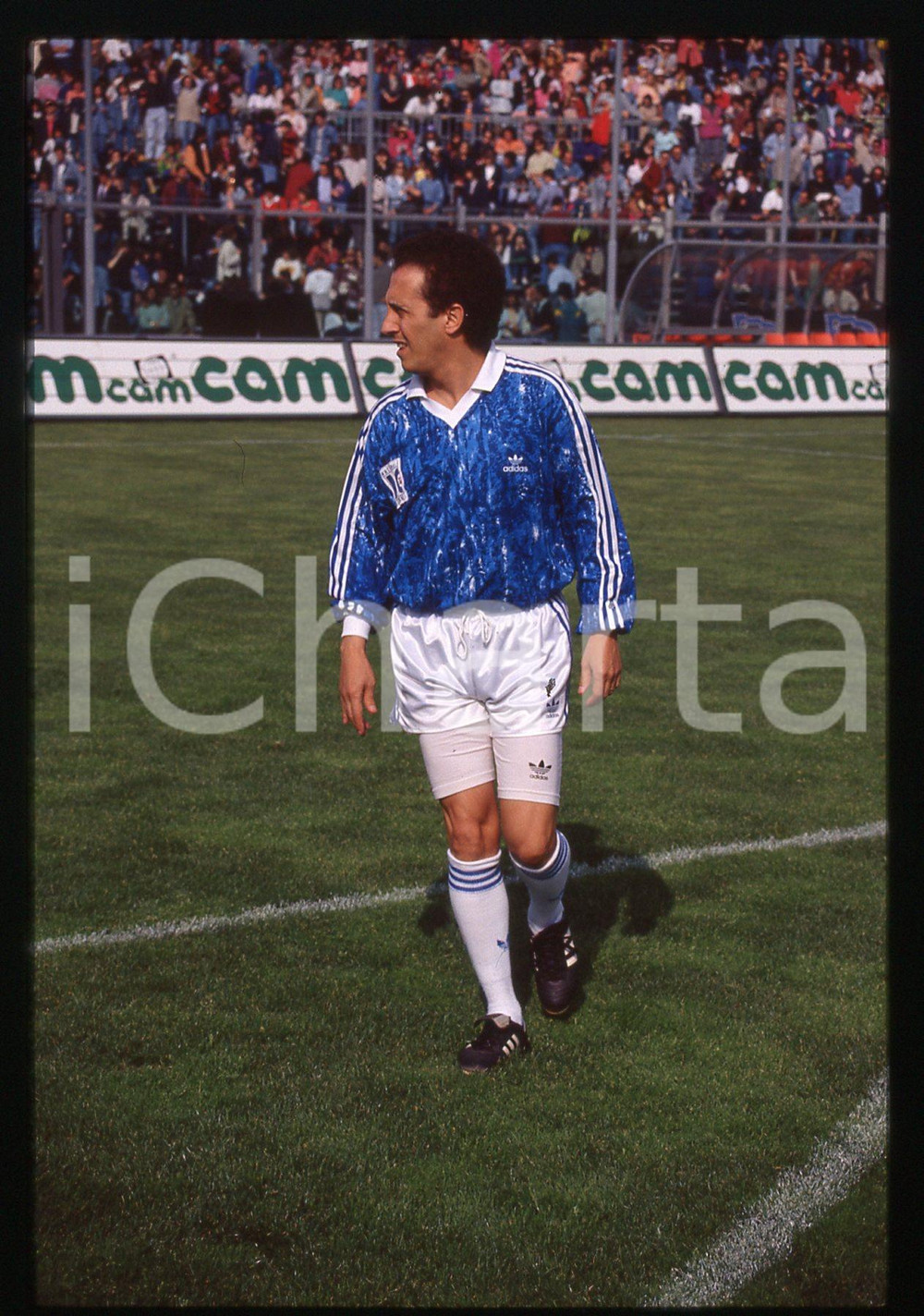 35mm vintage slide* 1995 ca BERGAMO CALCIO - Gianni BELLA Nazionale CANTANTI