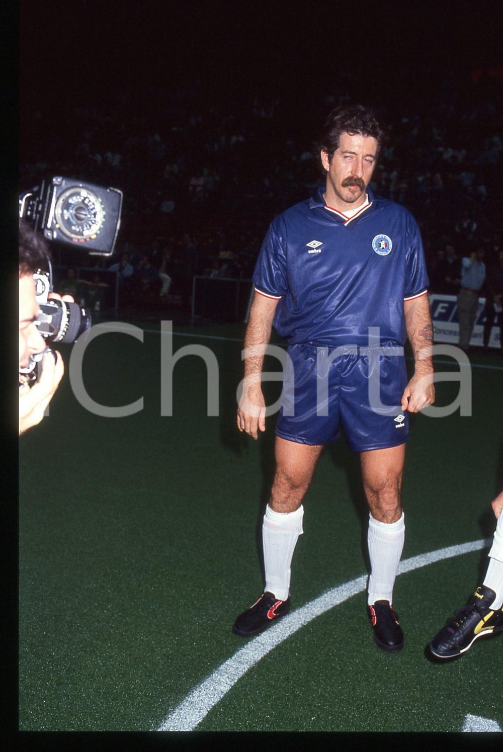 35mm vintage slide* 1990 MILANO CALCIO - Fabio TREVES Nazionale ARTISTI