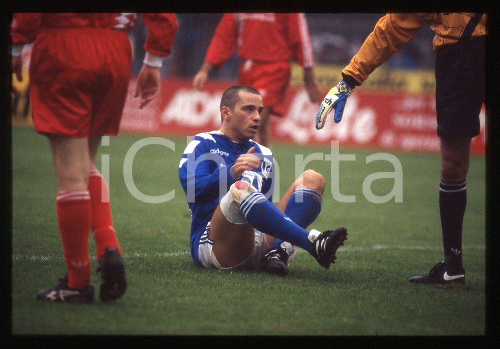 35mm vintage slide* 1990 ca ITALIA CALCIO - Eros RAMAZZOTTI Nazionale CANTANTI