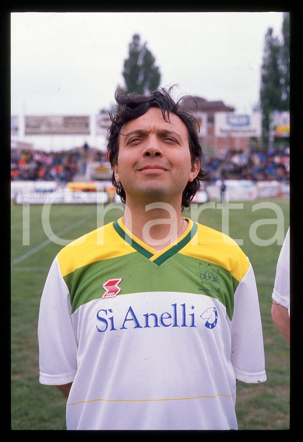 35mm vintage slide* 1990 ca RAVENNA CALCIO Piero CHIAMBRETTI Partita beneficenza