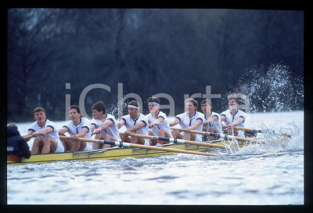35mm vintage slide* 1985 LONDON THE BOAT RACE - OXFORD University Crew (3)