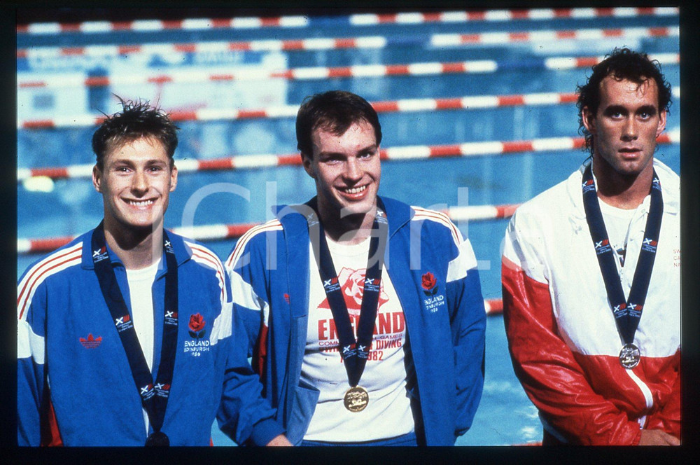 35mm vintage slide* 1986 EDINBURGH Adrian MOORHOUSE Victor DAVIS Nick GILLINGHAM