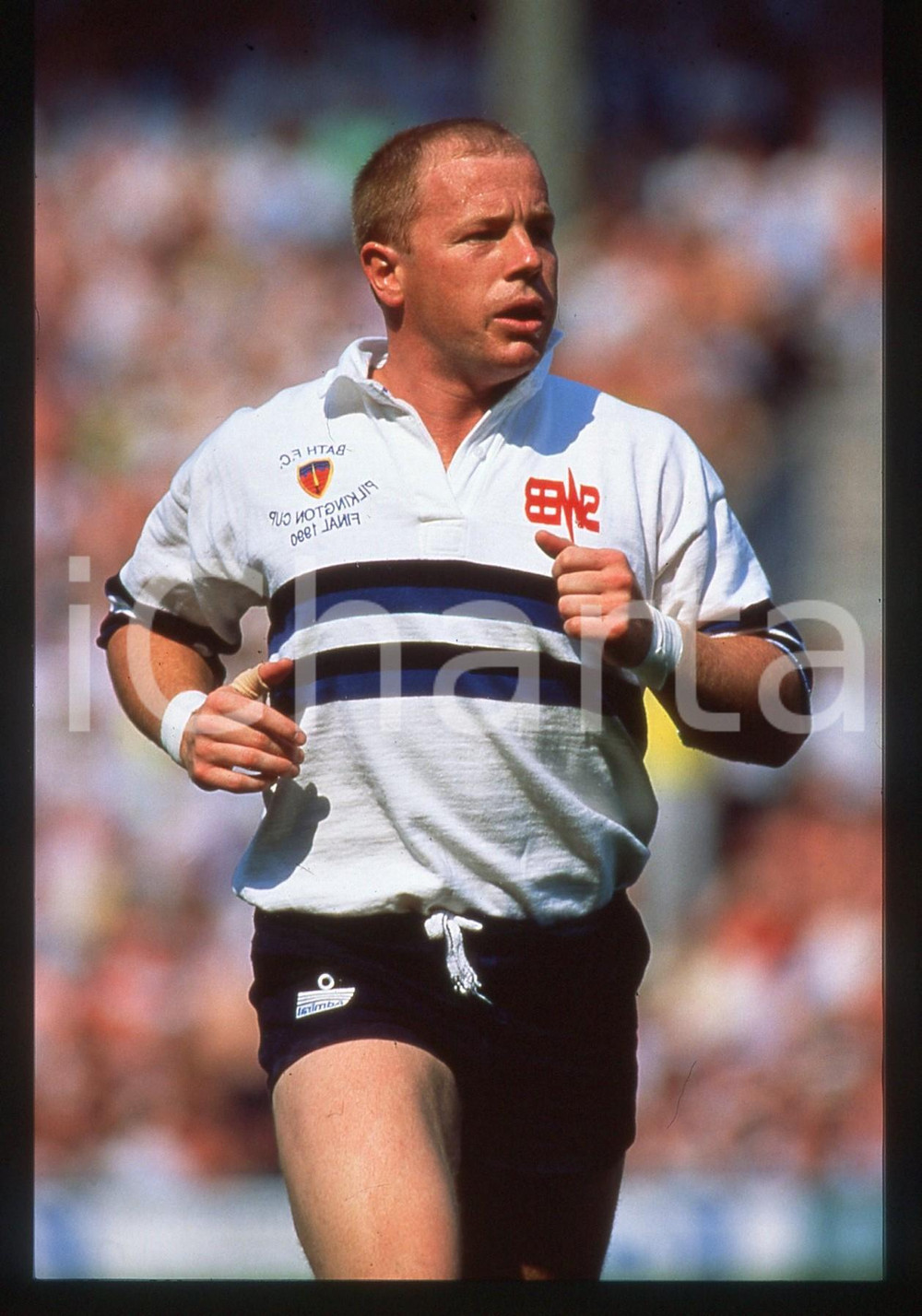 35mm vintage slide* 1990 TWICKENHAM Pilkington Cup - Richard HILL BATH Rugby