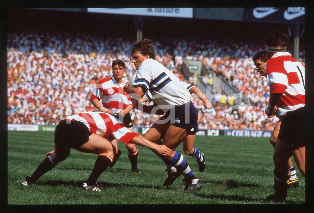 35mm vintage slide* 1990 TWICKENHAM Pilkington Cup - Kevin WITHEY BATH Rugby