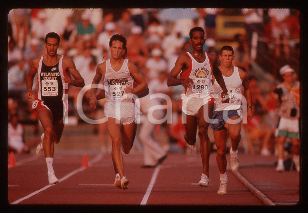 35mm vintage slide* 1988 INDIANAPOLIS - US Olympic Trials - Men 5000 meters