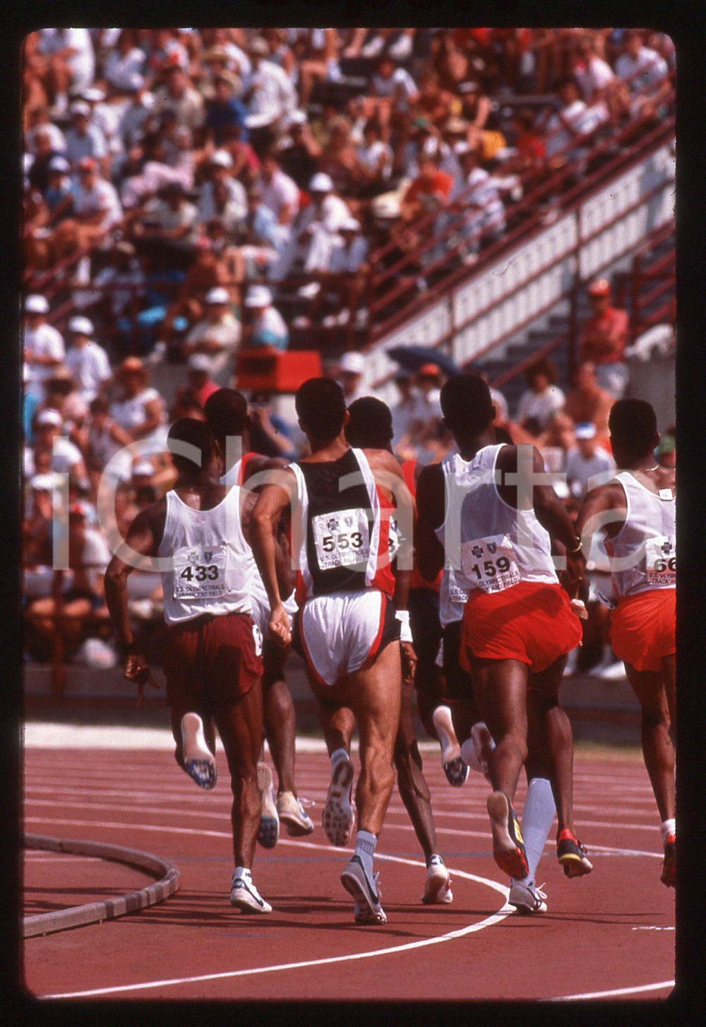35mm vintage slide* 1988 INDIANAPOLIS - US Olympic Trials - Men 5000 meters (2)