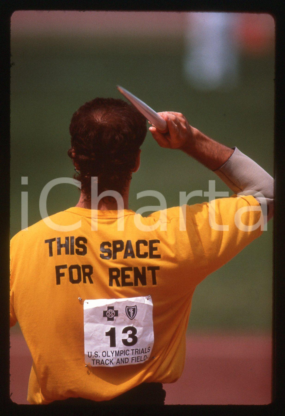 35mm vintage slide* 1988 INDIANAPOLIS - US Olympic Trials - Javelin throw (2)