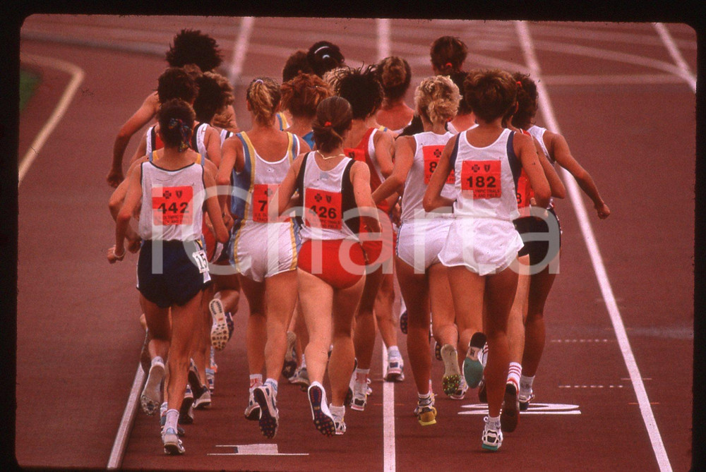 35mm vintage slide* 1988 INDIANAPOLIS - US Olympic Trials - Women's 3000 meters