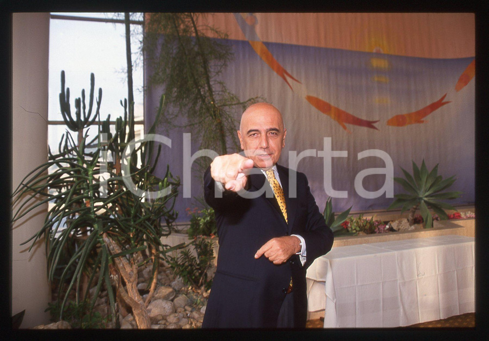 35mm vintage slide* 1995ca CALCIO Adriano GALLIANI Ritratto dirigente AC MILAN 6