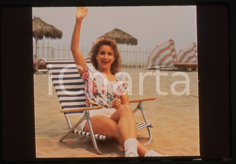 35mm vintage slide* 1995 ca COSTUME - Gabrielle CARTERIS Ritratto dell'attrice