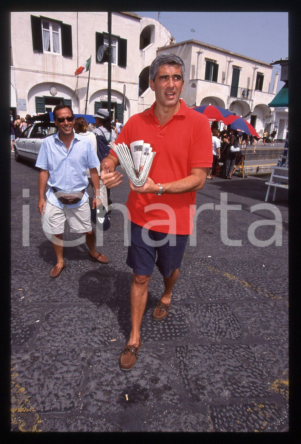 35mm vintage slide* 1999 CAPRI Pier Ferdinando CASINI Ritratto del politico