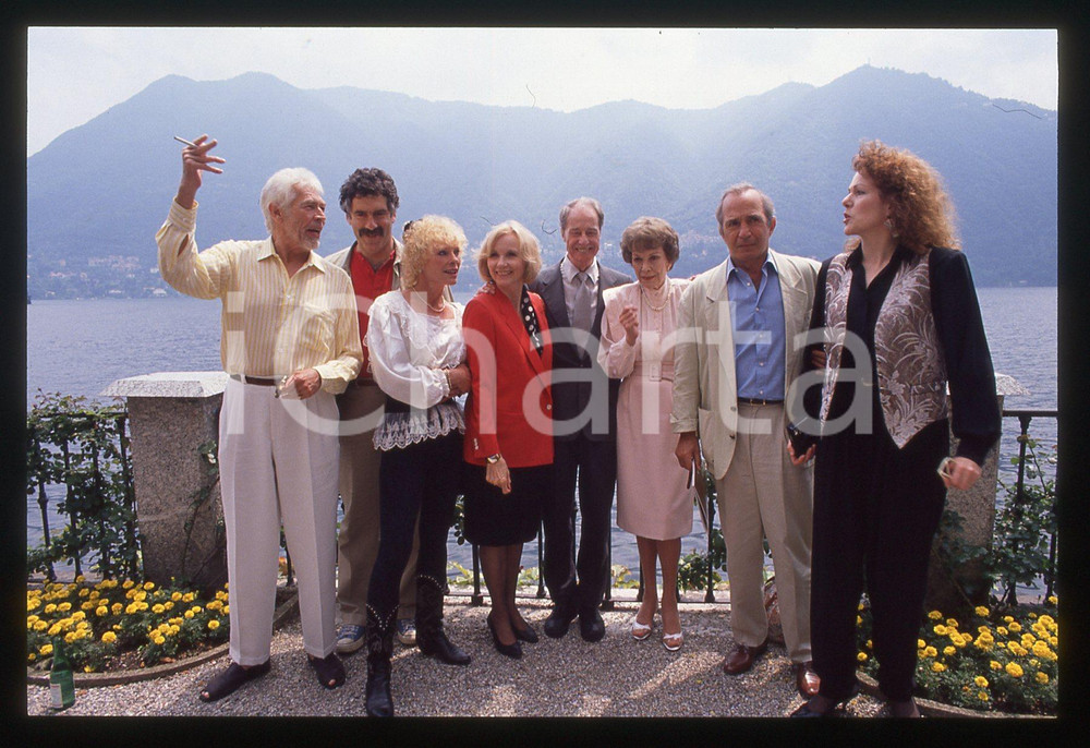 35mm vintage slide* 1990 CERNOBBIO - VILLA D'ESTE James COBURN Eva Marie SAINT 7