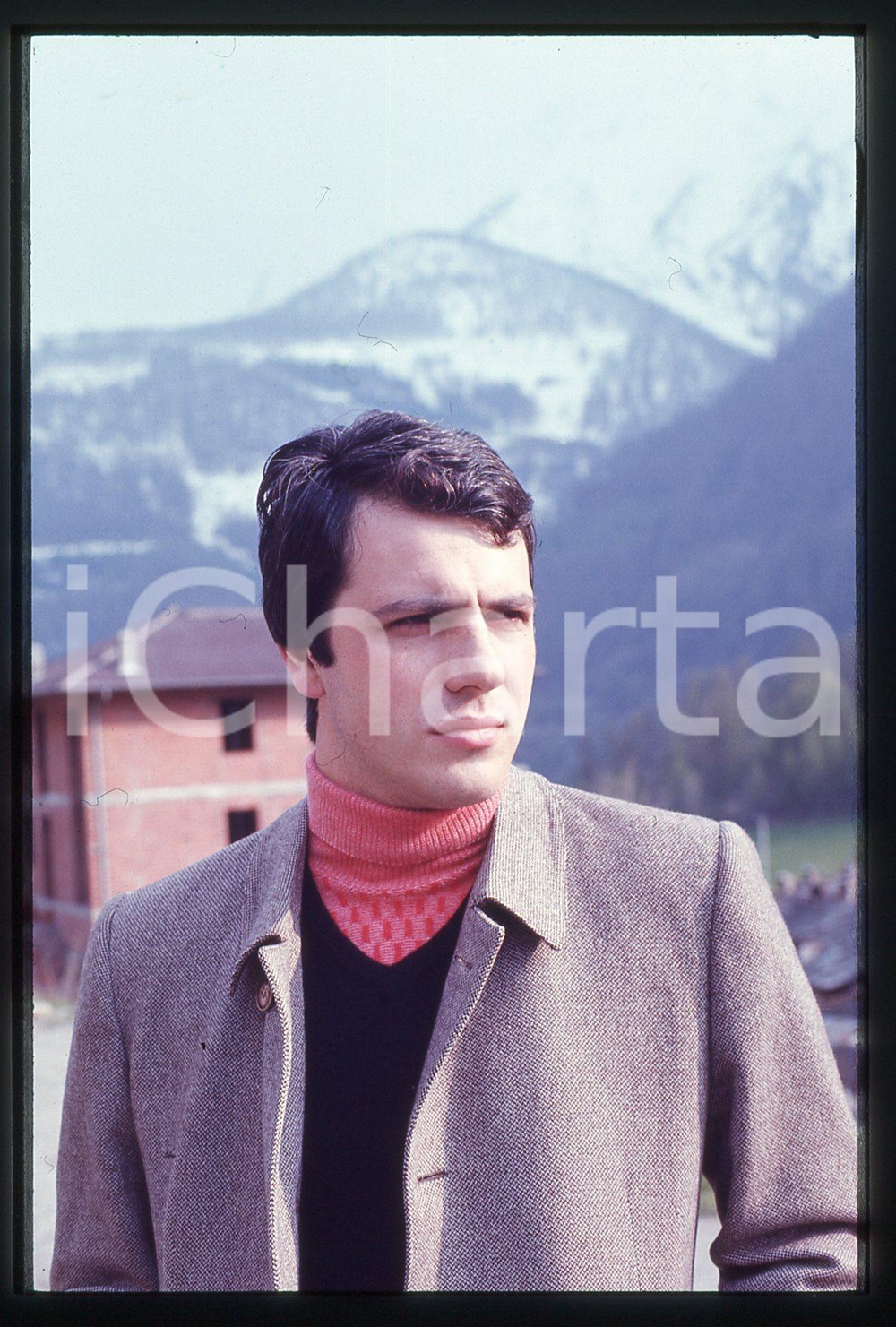 35mm vintage slide* 1970 ca ITALIA COSTUME Roberto BETTEGA Calciatore JUVENTUS 7