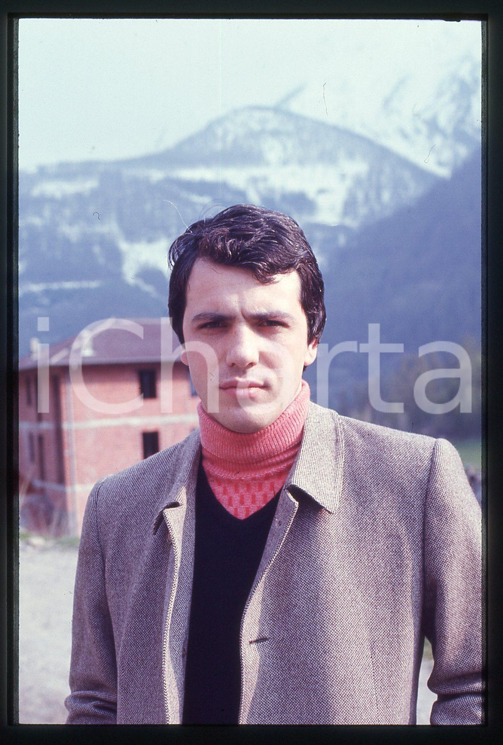 35mm vintage slide* 1970 ca ITALIA COSTUME Roberto BETTEGA Calciatore JUVENTUS 9