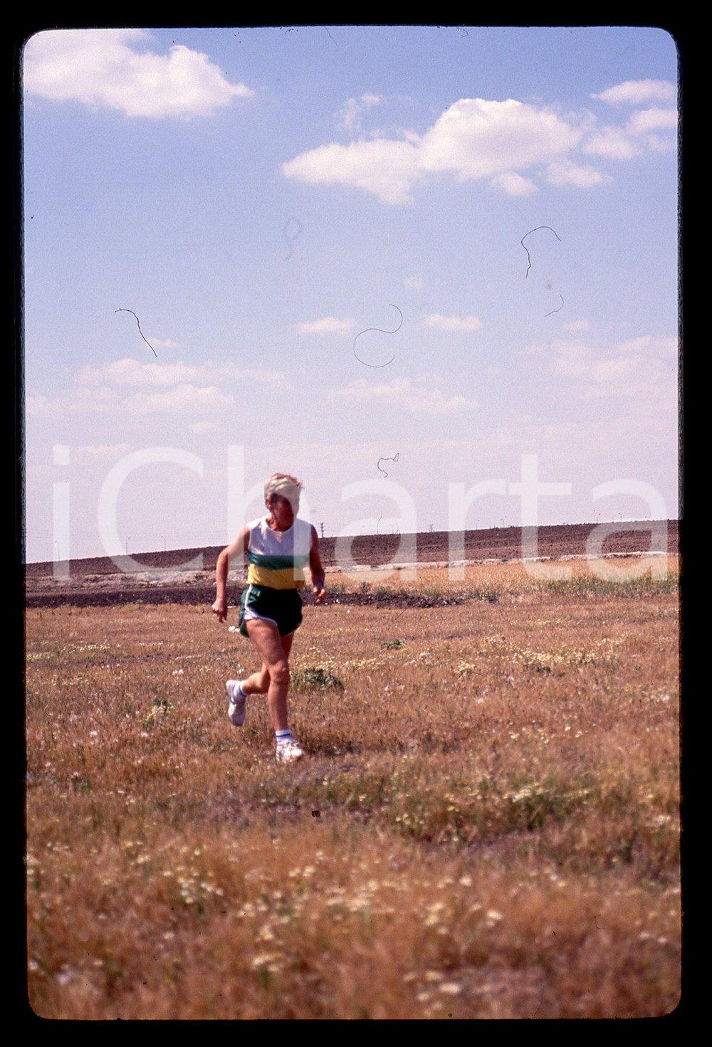 35mm vintage slide* 1980 ca PARLA (SPAGNA) Agnese SARTINI CADUCO allenamento 4