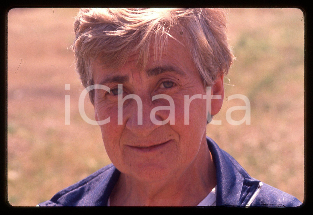 35mm vintage slide* 1980 ca PARLA (SPAGNA) Agnese SARTINI CADUCO Maratoneta 7