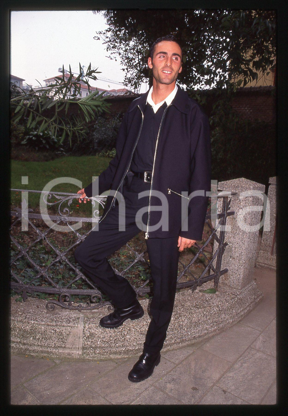 35mm vintage slide* 1995 ca COSTUME - Gennaro DI NAPOLI Ritratto mezzofondista 5