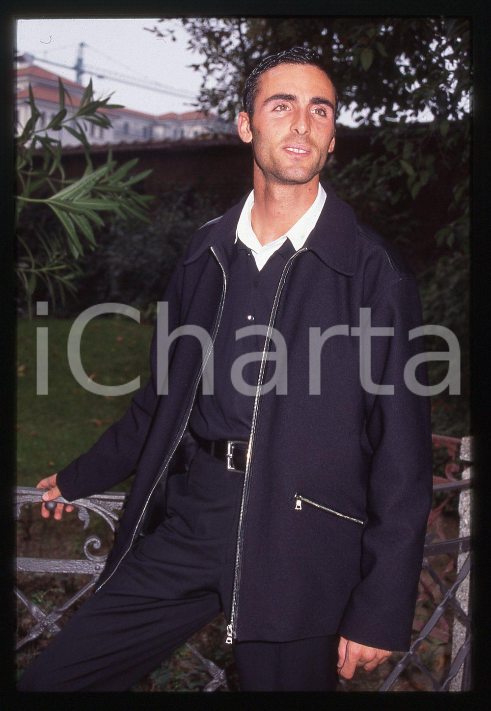 35mm vintage slide* 1995 ca COSTUME - Gennaro DI NAPOLI Ritratto mezzofondista 6