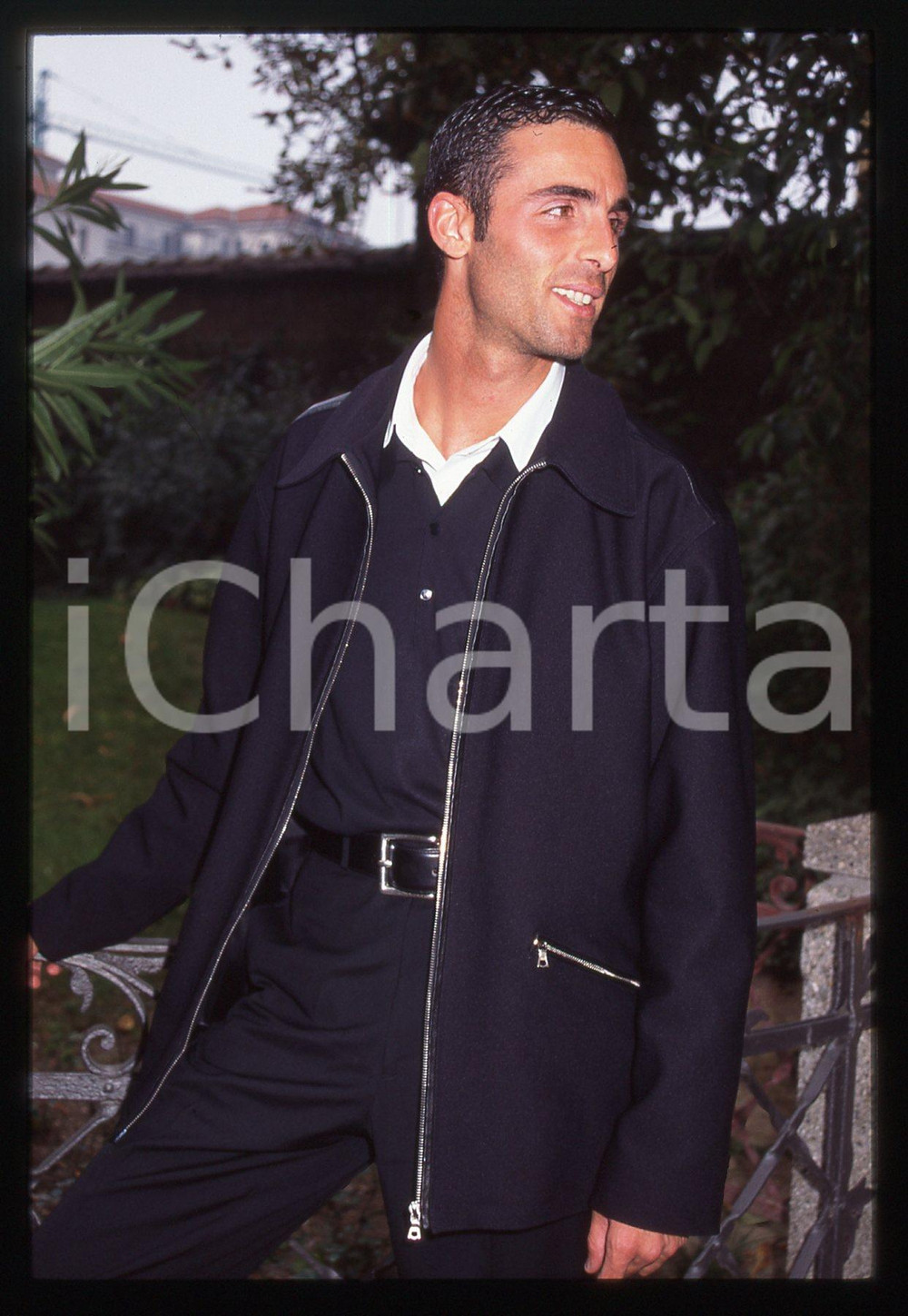 35mm vintage slide* 1995 ca COSTUME - Gennaro DI NAPOLI Ritratto mezzofondista 8