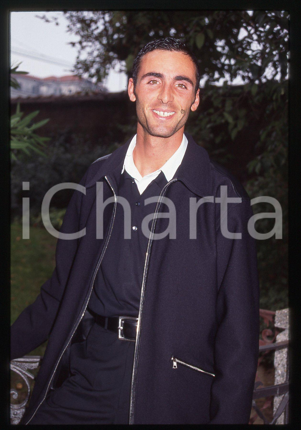 35mm vintage slide* 1995 ca COSTUME - Gennaro DI NAPOLI Ritratto mezzofondista 9