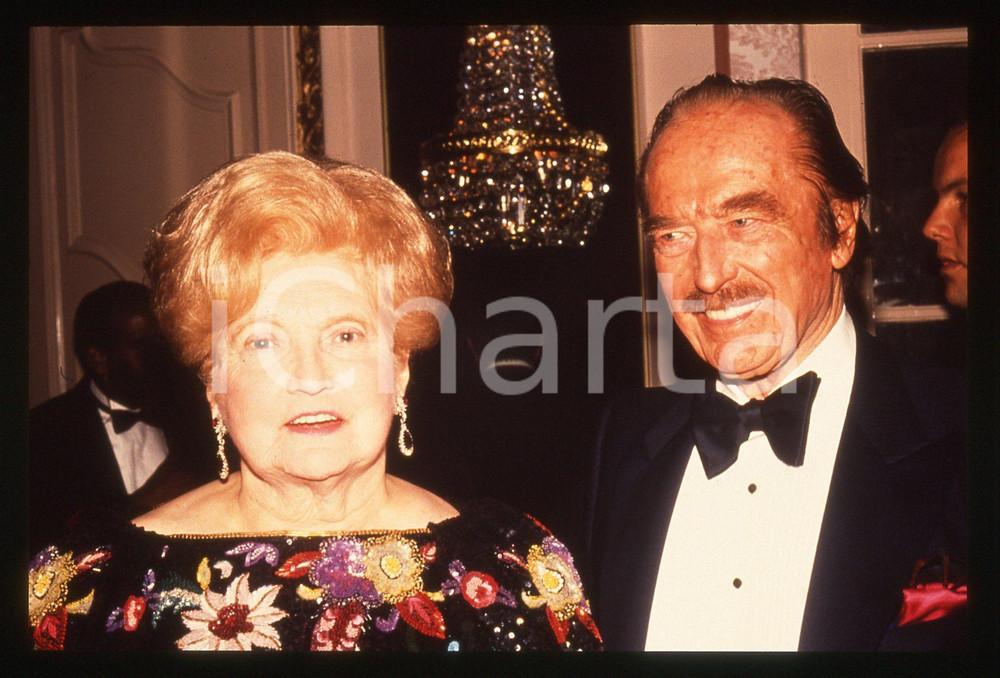 35mm vintage slide* 1989 NEW YORK PLAZA HOTEL- Fred TRUMP and Mary Anne MACLEOD