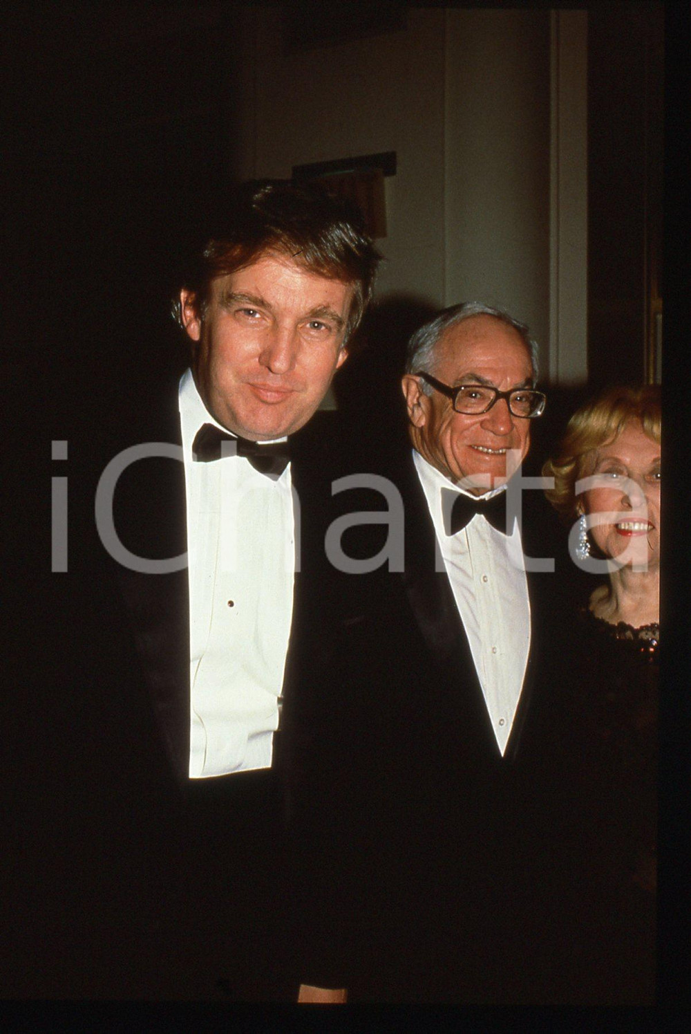 35mm vintage slide* 1989 NEW YORK - Donald TRUMP at STARLIGHT FOUNDATION Gala