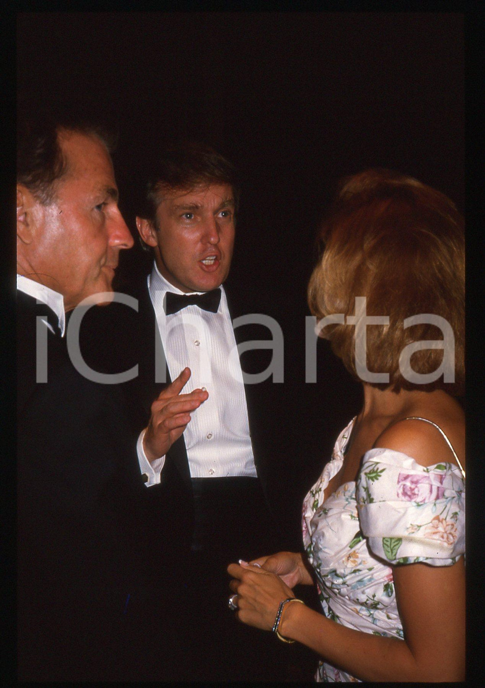 35mm vintage slide* 1989 NEW YORK - Donald TRUMP at STARLIGHT FOUNDATION Gala 2