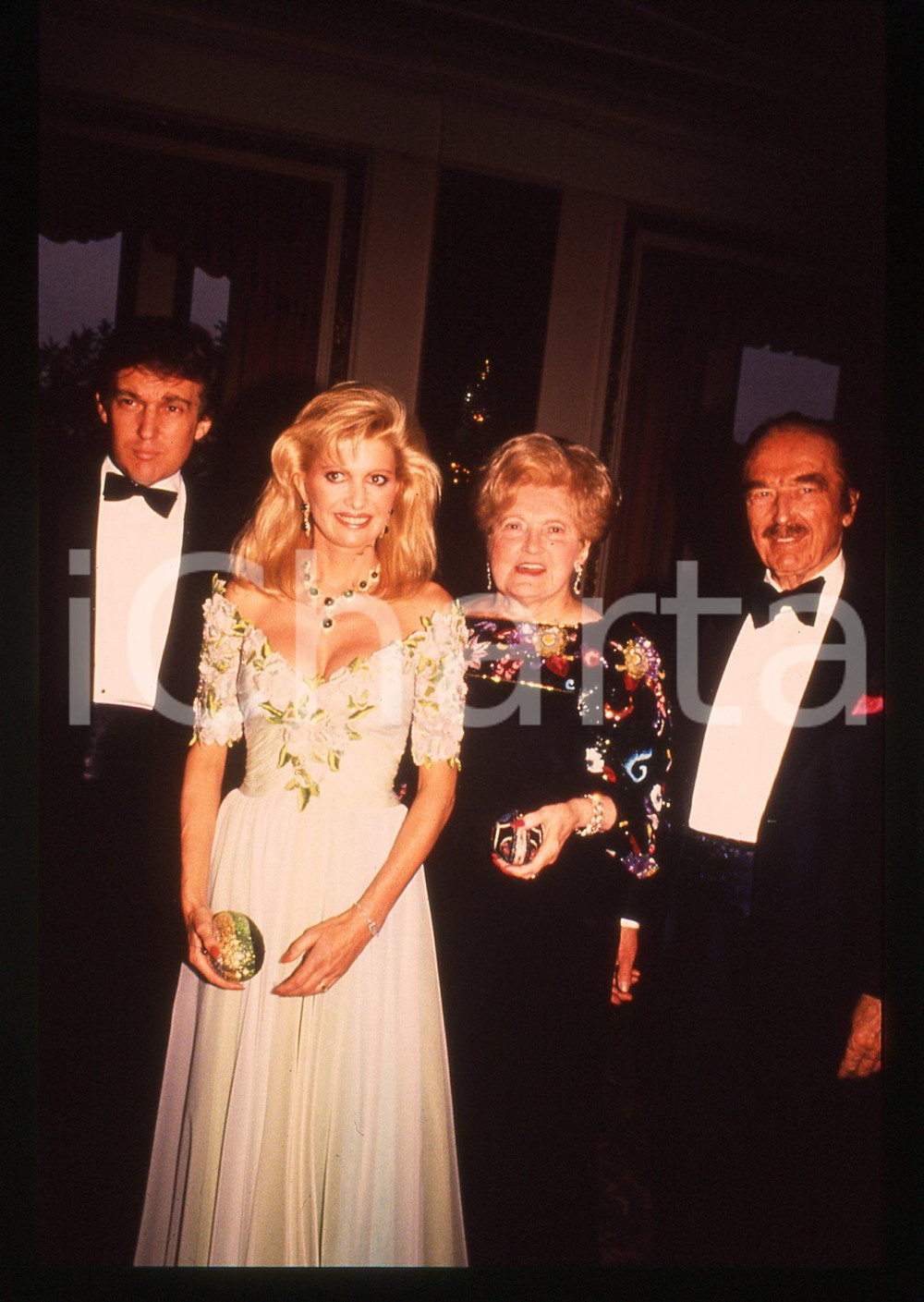 35mm vintage slide* 1989 NEW YORK Fred Ivana Donald TRUMP and Mary Anne MACLEOD