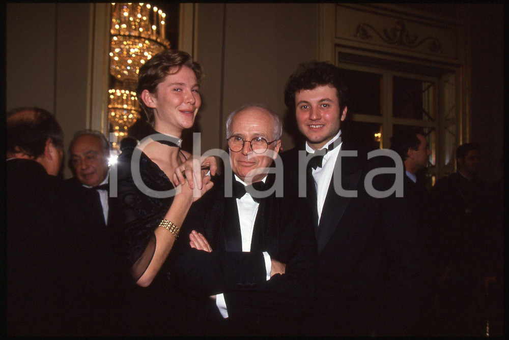 35mm vintage slide* 1995 ca MILANO Teatro ALLA SCALA Francesco e Beppe MENEGATTI