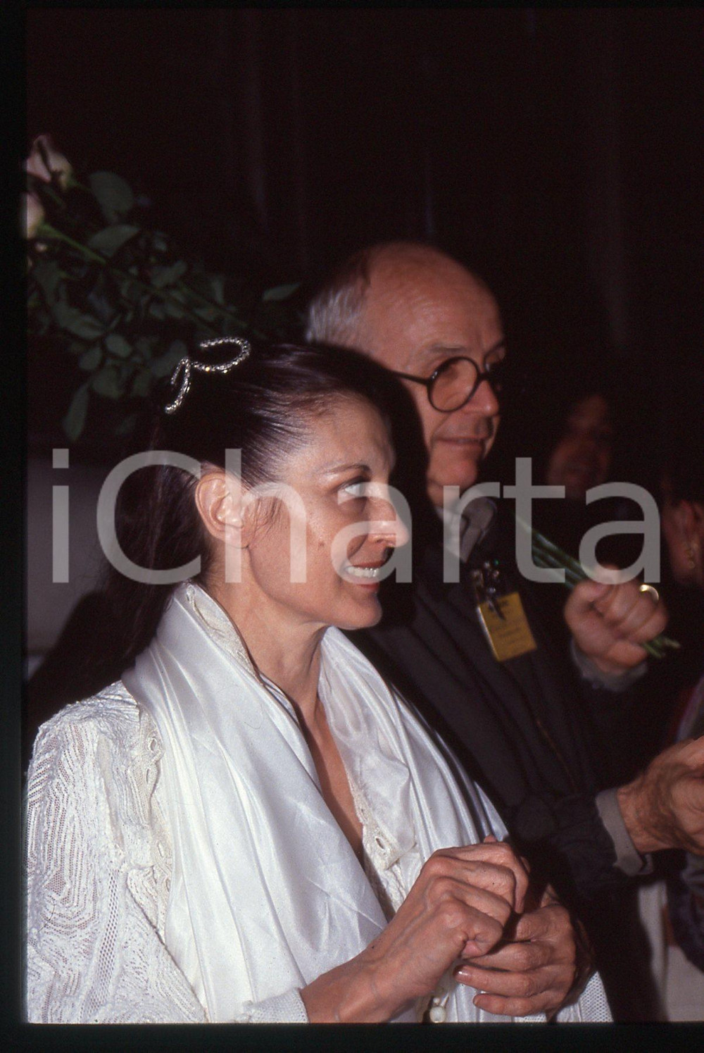 35mm vintage slide* 1990ca MILANO Notte TELEGATTI Carla FRACCI Beppe MENEGATTI 4
