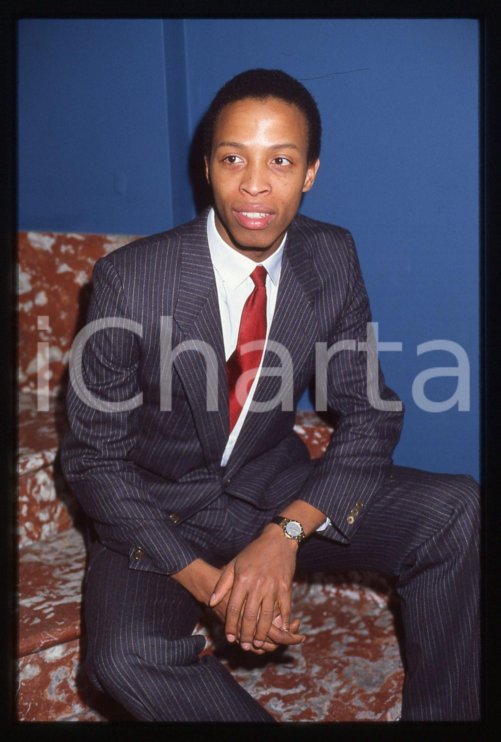 35mm vintage slide* 1984 MILANO - Russell RUSSELL alla Terrazza Martini (2)
