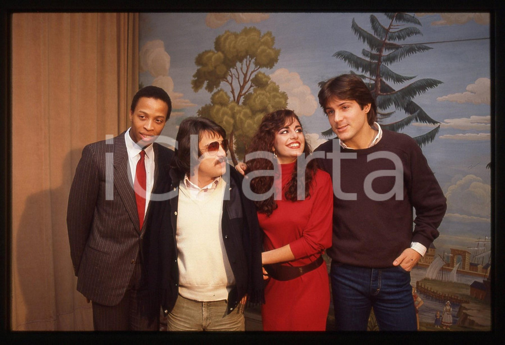 35mm vintage slide* 1984 MILANO - Riccardo SESANI Tom HOOKER Russell RUSSELL