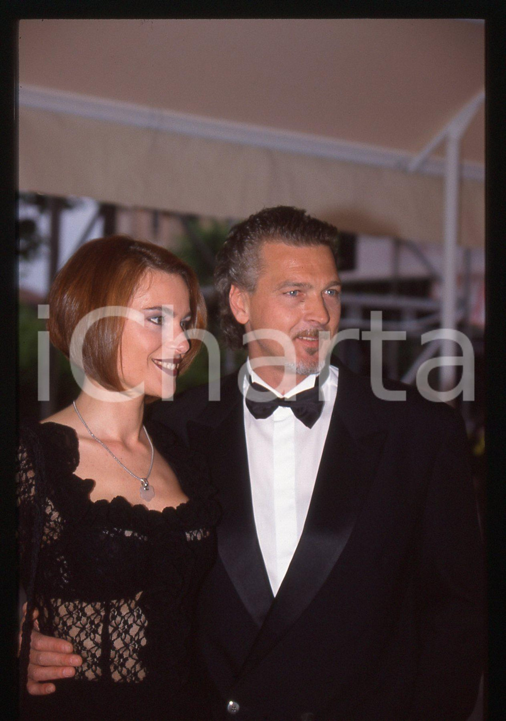 35mm vintage slide* 1995 ca MILANO TELEGATTI Stefano TACCONI e Laura SPERANZA 6