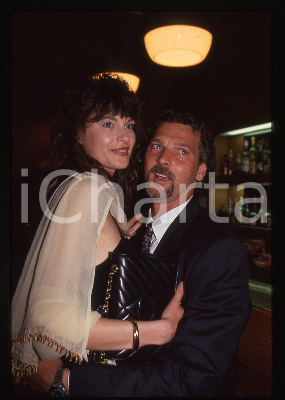35mm vintage slide* 1990 ca COSTUME - Stefano TACCONI e Laura SPERANZA