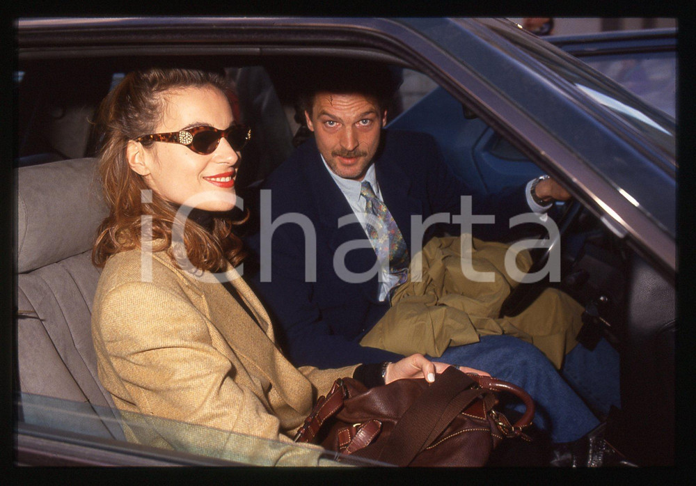 35mm vintage slide* 1993 SANREMO Gala UNICEF Stefano TACCONI e Laura SPERANZA 2