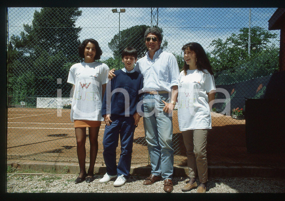 35mm vintage slide* 1991 PERUGIA Vittoria, Dino e Augusto DE MEGNI - Ritratto 3