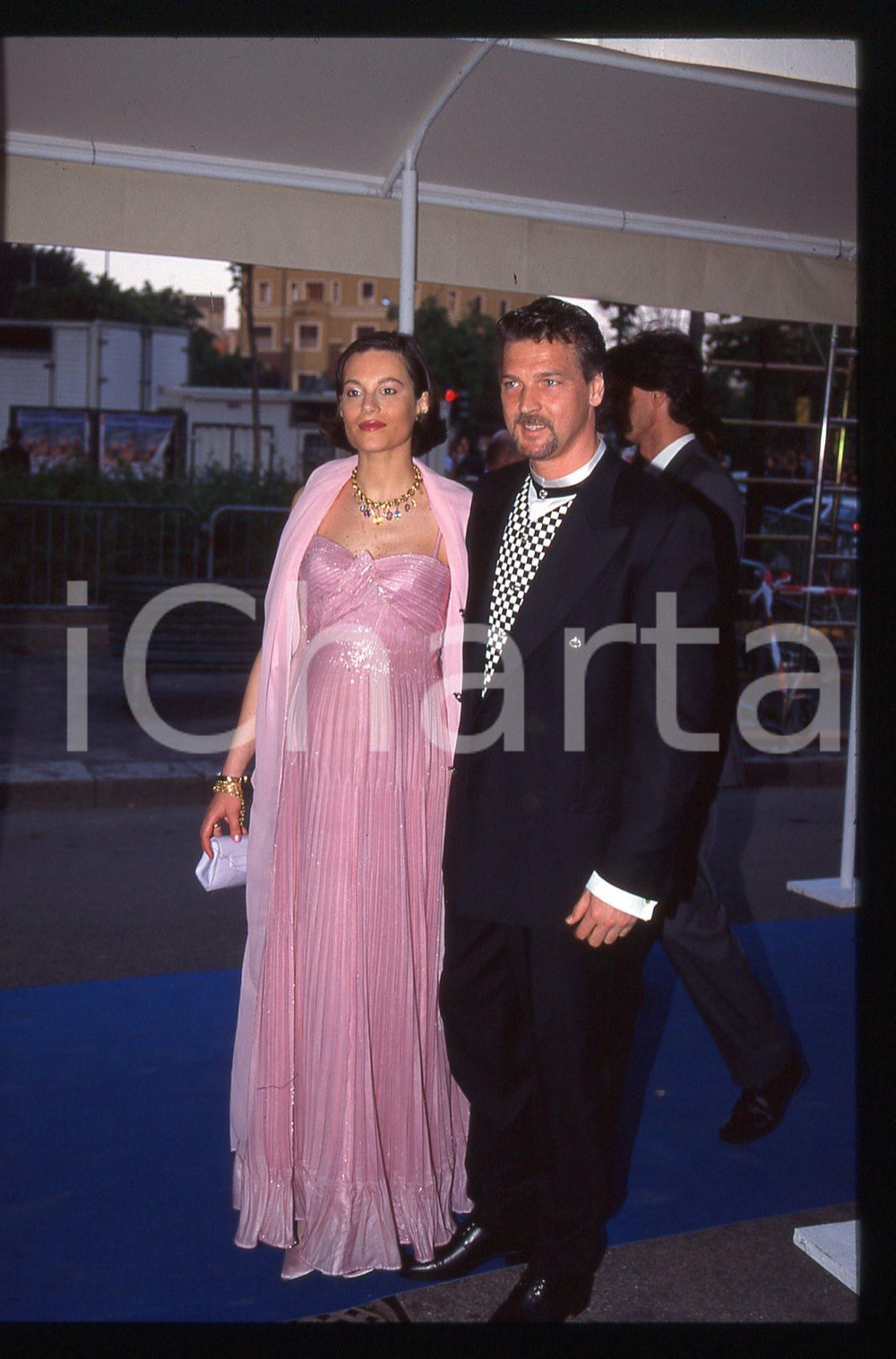 35mm vintage slide* 1995 ca MILANO TELEGATTI Stefano TACCONI e Laura SPERANZA 13