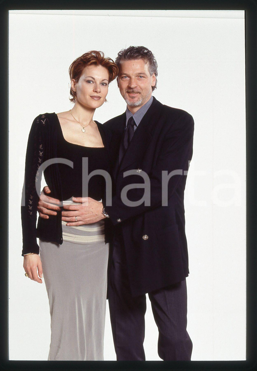35mm vintage slide* 1995 ca COSTUME - Stefano TACCONI e Laura SPERANZA
