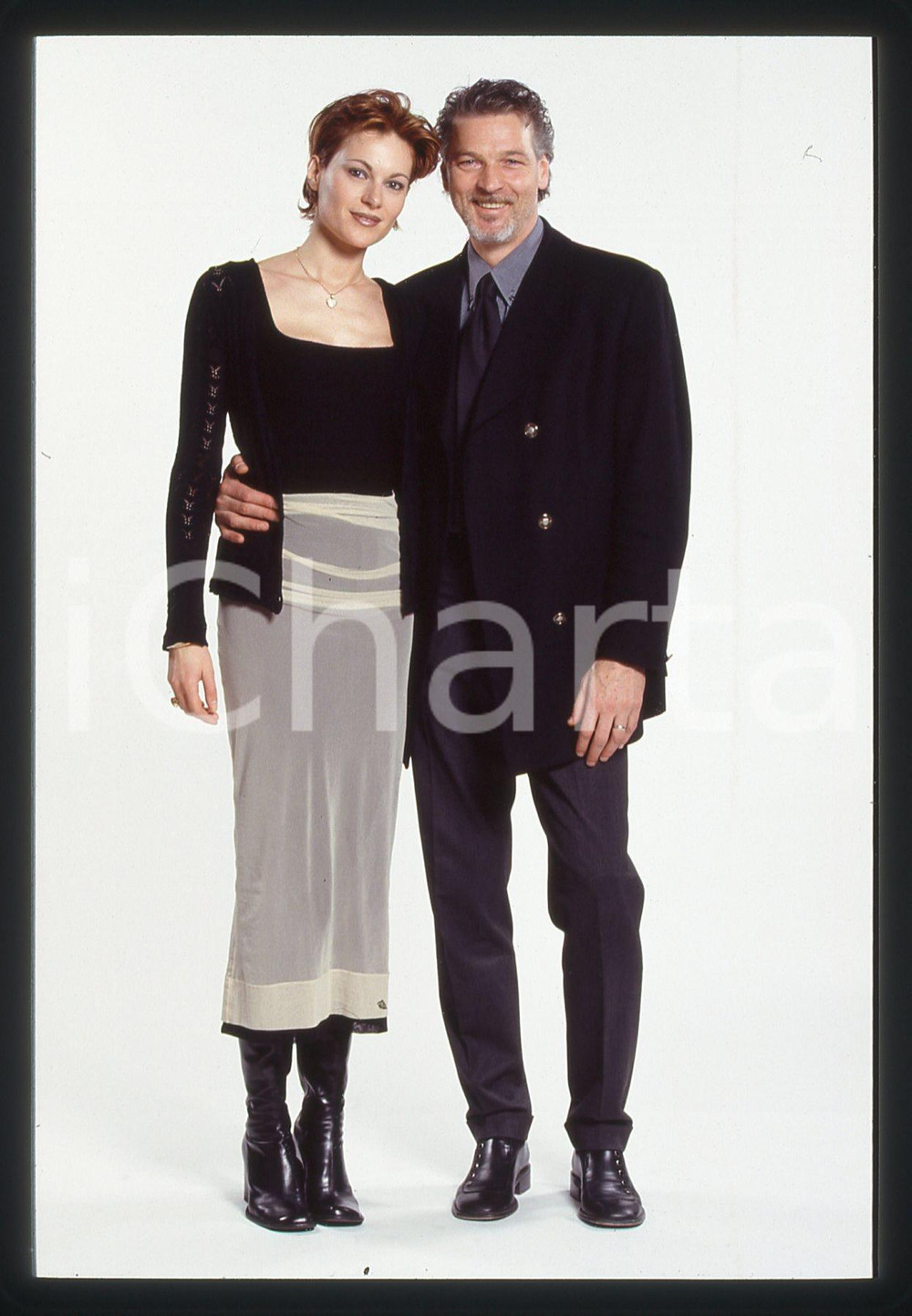 35mm vintage slide* 1995 ca COSTUME - Stefano TACCONI e Laura SPERANZA (2)
