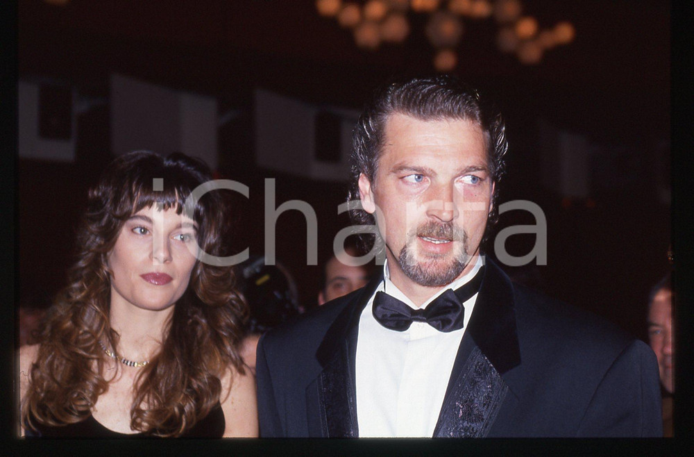 35mm vintage slide* 1993 SANREMO Gala UNICEF Stefano TACCONI e Laura SPERANZA 19