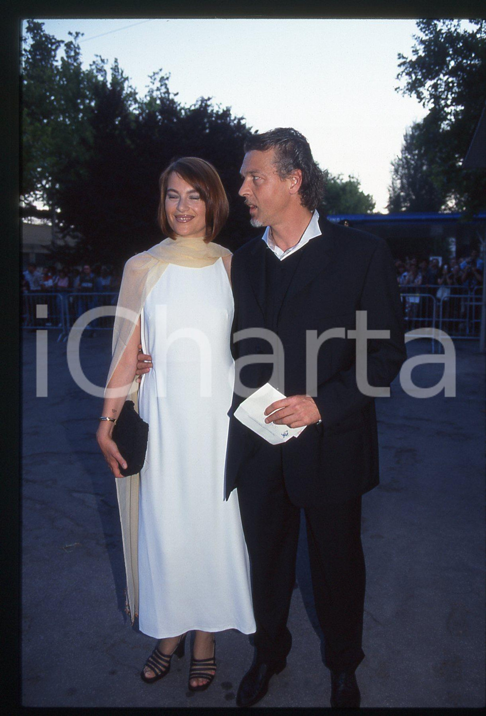 35mm vintage slide* 1995 ca MILANO TELEGATTI Stefano TACCONI e Laura SPERANZA 16