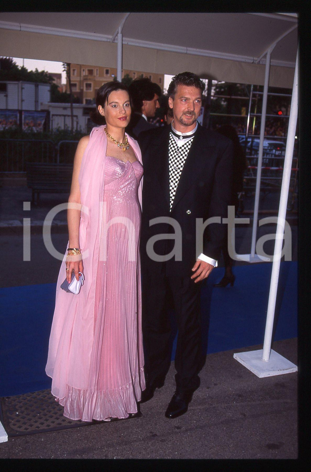 35mm vintage slide* 1995 ca MILANO TELEGATTI Stefano TACCONI e Laura SPERANZA 29