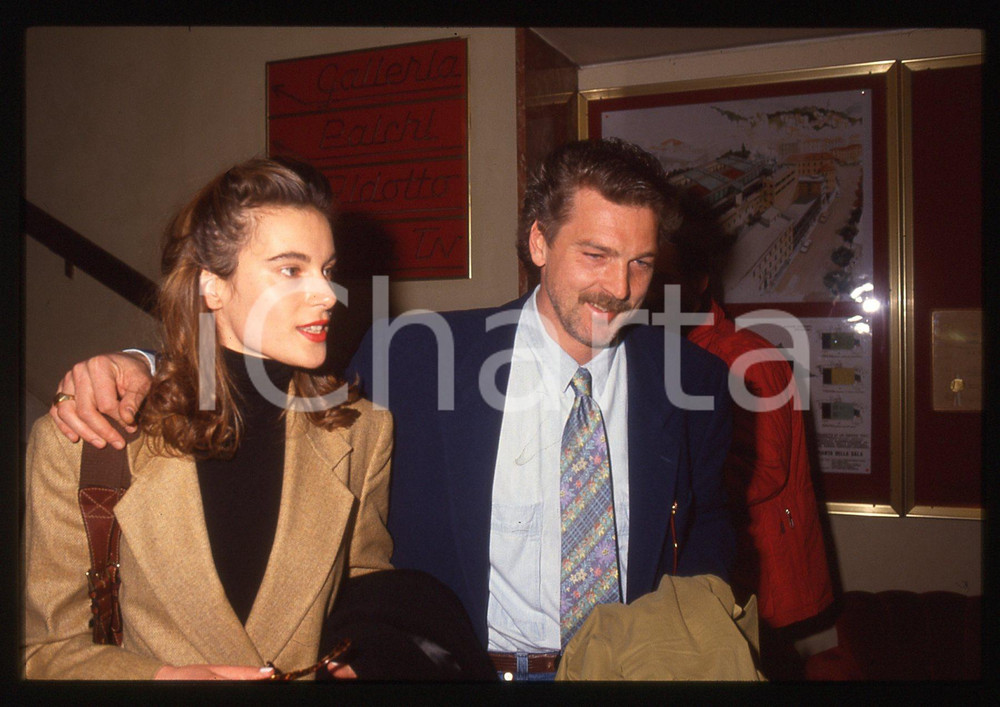 35mm vintage slide* 1993 SANREMO Gala UNICEF Stefano TACCONI e Laura SPERANZA 26