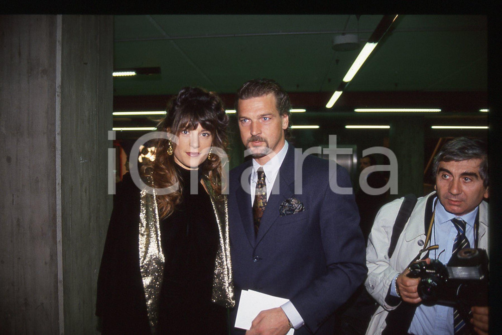 35mm vintage slide* 1993 SANREMO Gala UNICEF Stefano TACCONI e Laura SPERANZA 29