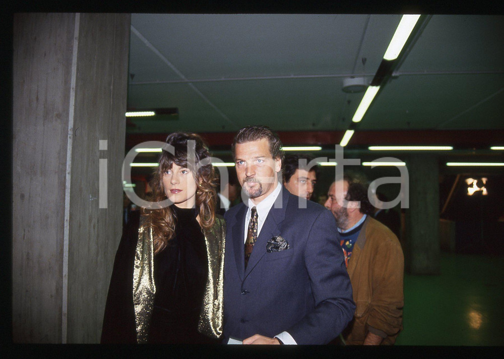 35mm vintage slide* 1993 SANREMO Gala UNICEF Stefano TACCONI e Laura SPERANZA 30