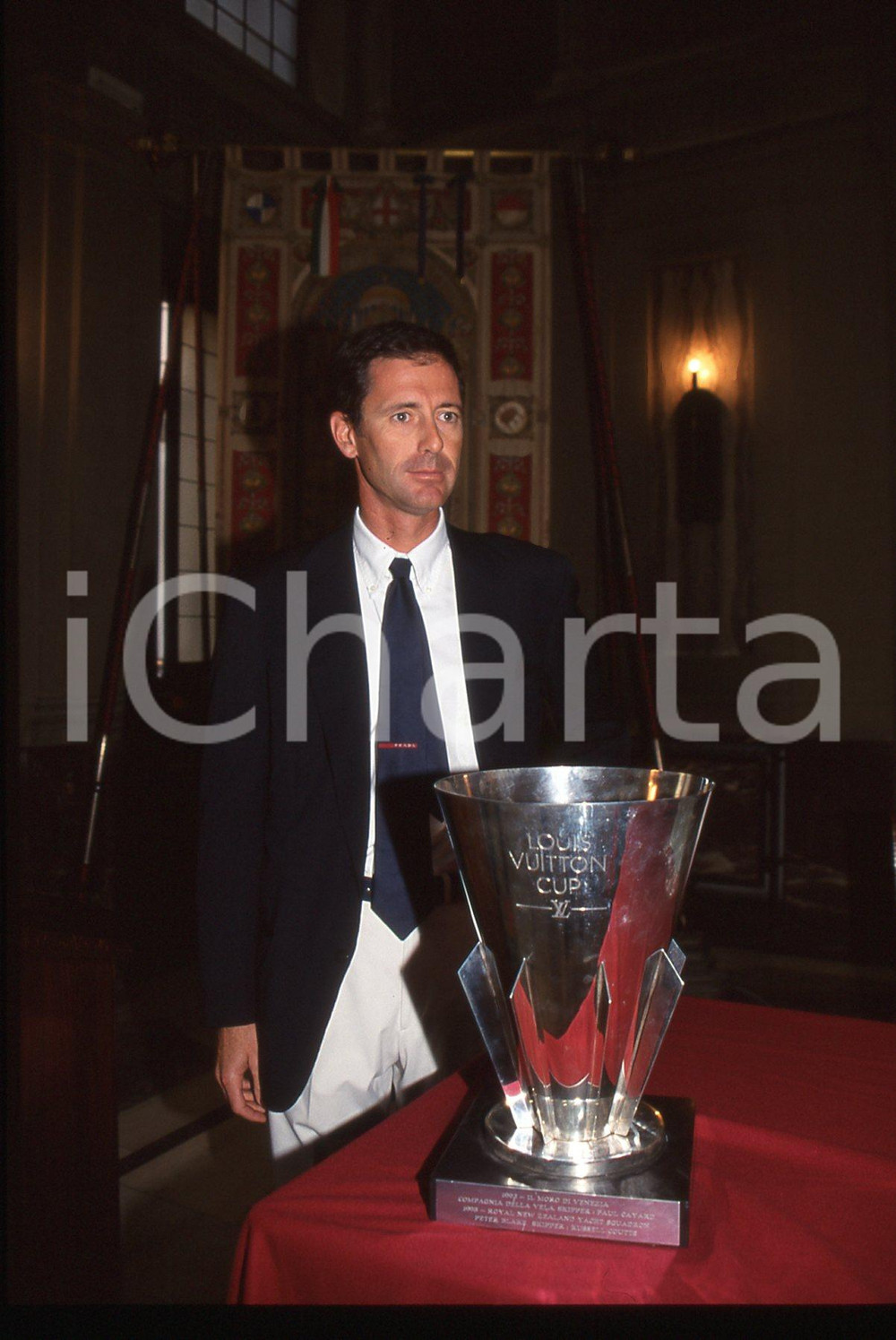 35mm vintage slide* 2000 MILANO - Francesco DE ANGELIS Ritratto del velista